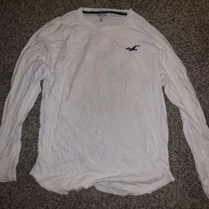 White Unisex Long Sleeve from Holister